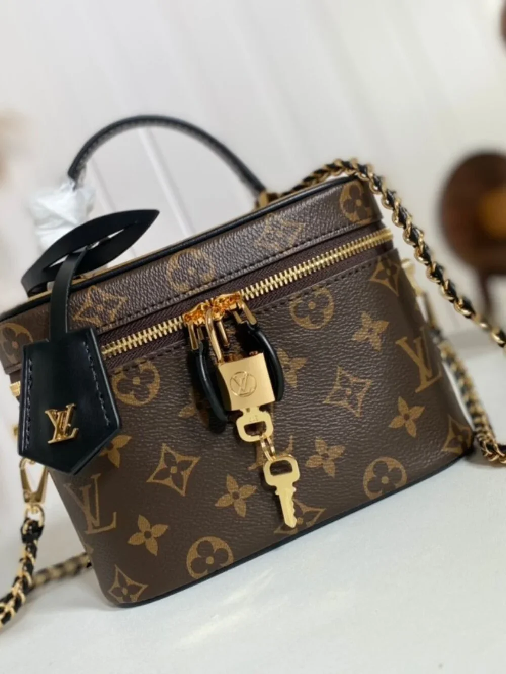 Louis Vuitton Nice Mini Vanity Bag (Monogram)